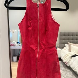 Red Revice Denim Dress